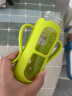 适用二代贝亲奶瓶配件保护套防摔硅胶套宽口径吸管婴儿玻璃防破把手柄 240绿色保护套 实拍图