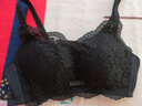 雅鹿【2件装】内衣女士小胸聚拢加厚平胸专用文胸罩调整型性感无钢圈 紫色+黑色 36/80AB通杯 实拍图