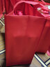 古硕大号礼品袋加厚结实无纺布袋子购物手提袋现货加固宽底袋特大礼品 大红色 宽40高40折边20 实拍图