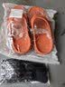 瑞尔士（WRELS）缓震运动人字拖鞋马拉松跑步男女休闲防滑厚底软底减震回弹沙滩鞋 橙色 37-38 实拍图