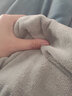 南极人（Nanjiren）冬季牛奶绒被套200x230cm单件被罩加厚珊瑚绒单人床上被单四件套 轻羽-高级灰【双面绒保暖】 单被套【加厚牛奶绒】 150cm*200cm 实拍图