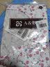 AB纯棉女中老年夏薄款家居服妈妈上衣宽松大码印花短袖汗衫 含苞【上衣】 L 实拍图