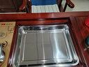 言殊茶桌漏水盘下水管茶几茶道加厚不锈钢接水托盘茶台排水配件 加厚44X34X4cm托盘 实拍图