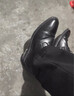 奥康皮鞋隐形内增高商务正装德比增高鞋男式结婚鞋橡胶底6cm透气牛皮 黑色 43 实拍图