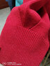 欧莎（OSA）红色套头毛衣2025年新款女秋冬宽松外穿半高领打底衫内搭上衣 大红A M 实拍图