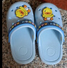 B.Duck小黄鸭童鞋男女童凉拖鞋夏季新款儿童透气休闲洞洞鞋女 302月色 32 码内长约200mm 实拍图