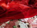 恒源祥集团彩羊家纺双层拉舍尔毛毯被子冬天加厚冬季单人学生宿舍保暖毯子婚庆双人四季盖毯 228玫瑰情缘大红 200*230cm10斤 实拍图