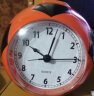 汉时（Hense）创意儿童闹钟学生床头钟时尚个性闹表卡通音乐时钟足球造型小台钟HA09橙色 实拍图