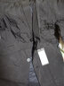 Brloote/巴鲁特 棉衣男时尚肌理风棉服男士中长款夹棉外套冬装 黑色 175/96A 实拍图