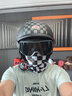 BELL复古半盔SCOUT-AIR航空兵头盔 机车踏板通勤夏季通风摩托车安全帽 Scout AIR-棋盘格哑黑 XXL码(适合59-61cm头围) 实拍图