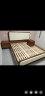 凯梵蒂亚 床 实木床 真皮床 北欧双人床主卧皮床 白蜡木床+床头柜两个 1800*2000 实拍图