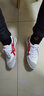 回力帆布鞋男鞋女鞋羽毛球乒乓球鞋跑步训练休闲运动鞋男鞋A WL-27白红 39 实拍图