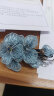 奢蔻（Cercoo）绣蝶花语系列横夹刘海边夹轻奢发卡节日礼物 蓝色  晒单实拍图