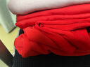 莫代尔棉本命年大红色保暖内衣套装男女薄款秋衣秋裤结婚大码圆领礼盒装 兰精莫代尔【男士单内衣】礼盒 XL 实拍图