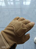 浴战健身手套男运动骑行战术手套单杠引体向上单杠器训练耐磨防滑半指 沙土色-半指 L 实拍图
