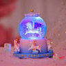 IMVE爱莎水晶球音乐盒六一儿童节礼物送女生八音盒玩具女孩生日3-14岁 大号粉色旋转木马（声控+飘雪） 实拍图