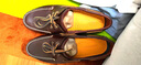 添柏岚（Timberland）官方男鞋船鞋乐福鞋牛皮手工缝制轻便偏小|25077 25077W/棕色 44 实拍图