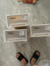 TENMA日本天马抽屉式收纳箱衣柜衣物塑料透明储物箱收纳盒整理盒 F257 -卡其色 3个装 实拍图