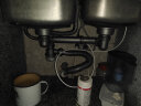 日丰 卫浴洗菜盆下水管防臭下水器排水道管单双槽下水管套装 双槽后置下水套餐-110MM左右装 实拍图