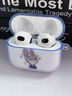 迪士尼（Disney）新款疯狂动物城AirPodsPro3代苹果无线蓝牙耳机保护套卡通听歌朱迪尼克第三代适用情侣款透明软壳 【透明耳机套】朱迪2-38Y AirPods4代/第四代 实拍图