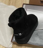 骆驼（CAMEL）雪地靴女百搭舒适暖绒平跟套筒保暖靴 L23W275157 黑色 38  实拍图