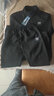 JEEP SPIRIT吉普卫衣套装男秋冬季开衫休闲运动装加绒休闲裤卫裤立领跑步服 黑色束脚加绒款 2XL （135-150斤） 实拍图