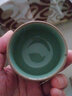 灵青坊 茶杯主人杯单杯大号精品青瓷手工品茗杯品茗杯单个哥窑冰裂纹开片可养主人杯家用喝茶个人杯功夫茶具 哥窑梅子青 实拍图