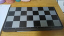 友邦（UB） 国际象棋黑白色磁性可折叠便携成人儿童学生培训教学用棋 4852B-C（黑白圆角大号 标配 实拍图