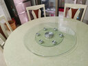 见奇 餐桌转盘家庭用钢化玻璃转盘家用饭桌转盘酒店转台旋转圆桌台面 【家用款】直径70cm 实拍图