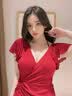 DK新款游泳衣女小胸保守遮肚显瘦韩国ins性感连体度假沙滩温泉泳装 酒红色褶皱裙连体 L 实拍图