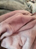 安之伴睡衣女士晚秋冬双面法兰绒多色长袖圆领套头厚款保暖简约舒适可外穿家居服套装 浅豆沙 XL 实拍图