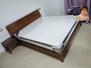 韵存家居 床 实木床1.8米双人床北欧简约主卧婚床大床白蜡木卧室家具 1800*2000【标准版-常规排骨架】 实木床+A05弹簧床垫+床头柜*1 实拍图