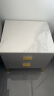 罗森（LUOSEN）床头柜卧室现代简约岩板轻奢烤漆床边柜小户型置物收纳柜浅灰45cm 实拍图
