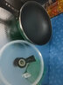 阿里达达 电炒锅电子锅多功能麦饭石电炒菜炒锅插电家用一体式炒菜锅微压蒸煮炒无烟不粘锅32CM 5L 【可用铁铲】智能款绿1800W+微压玻璃盖 实拍图