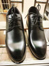 卡帝乐鳄鱼（CARTELO）时尚牛皮男士内增高商务休闲低帮系带皮鞋子男2303 黑色 38 实拍图