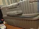 蒂芙卡妮超大容量行李箱拉链款男出差飞机托运拉杆箱防刮抗摔女学生万向轮大尺寸加厚旅行箱密码箱皮箱 银色【防刮耐磨】 100英寸【出国搬家】 实拍图