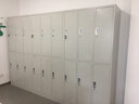 韩瑞佳更衣柜四门六门员工柜铁皮柜带锁储物柜工具柜寄存包柜鞋柜 二门更衣柜 豪华款 实拍图