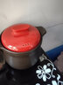 苏泊尔（SUPOR）砂锅煲汤锅陶瓷煲仔饭沙锅炖锅家用汤煲盖无双 明火燃气灶专用 中国红 TB60H1 6L 实拍图
