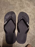 李宁拖鞋男女人字拖鞋凉拖夹脚沙滩鞋游泳洗澡防滑耐磨户外运动拖鞋 800-1黑色 40 实拍图