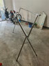 灿智不锈钢晾衣架落地加厚折叠室内外晒衣杆阳台晒被子凉衣服挂衣架 不锈钢2.0米【可伸缩*三杆】挂钩 实拍图