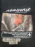 真维斯（Jeanswest）长袖t恤男春秋纯棉青少年休闲重磅二本针宽松大码男士圆领打底衫 黑#ZS落日余晖 XL 【潮流多色多款可选】 实拍图