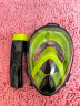 潜水装备浮潜面罩三宝水下呼吸器近视带度数游泳眼镜浮潜镜面罩 黑色S/M 平光 晒单实拍图
