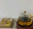 唐述耐高温玻璃茶具提梁煮茶壶烧水泡茶壶养生壶白茶家用电陶炉煮茶器 禅道款提梁壶+不觉堂木金 900ml 实拍图