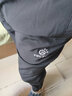 Simboo速干裤情侣款运动户外夏季薄款弹力快干裤休闲跑步宽松登山裤潮流 PS7053黑色-男（直筒款） L 实拍图