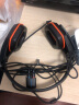 欧凡（OVANN） X1 头戴式专业游戏电脑耳机耳麦 语音带麦克风话筒   黑橙色 实拍图
