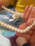 黛米浓情 母亲节礼物白色淡水珍珠项链送妈妈送婆婆礼物【送证书】 9-10mm45cm合金扣 实拍图