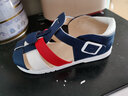 卡特兔儿童凉鞋男童夏季童鞋宝宝学步鞋幼儿凉鞋女宝公主鞋婴童洞洞鞋子 红蓝色-有吊坠 28 内长17.5cm  脚长16.3-16.9 实拍图