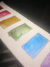 吴竹（KURETAKE）颜彩耽美固体水彩颜料专业美术幻彩色水彩颜料初学者水墨画古风墨彩工笔画亮彩6色MC20GC/6V 实拍图
