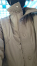 深呼吸DEEP BREATH女装立领中长款棉服上衣外套女【附腰带】A400926 卡其 L (4码) 实拍图