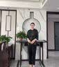 俞兆林（YUZHAOLIN）妈妈装夏款衬衫洋气上衣2024新款中老年女装高贵奶奶夏季老人衣服 深绿色上衣 3XL -大概148斤以下穿 实拍图